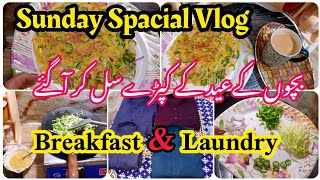 Real Desi Mom Sunday Routine | Laundry Day & Eid Dress Reveal 💕