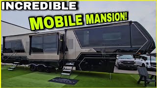 RV that's a MOBILE MANSION with a GARAGE!  Brinkley Model G 4000 Fifth Wheel 