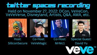 Twitter Spaces Audio Recording w/David Yu on November 27, 2022