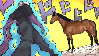 David Fights A Horse