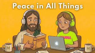 🌿 Peaceful Bible Jazz for Work & Study ☕ Calm Your Mind with Philippians (4 Hours)