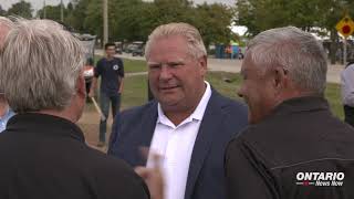 Our government met with farmers, producers and business leaders at Canada's Outdoor Farm Show