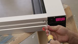 Folding Non Pleated Screen Hardware + Installation (Part 8 of 10)