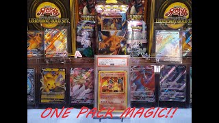 One Pack Magic Charizard! My FIRST Pokémon video! Introduction to the channel!