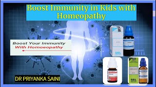 Boost Immunity in Kids with Homeopathy || weak immunity | immune  boosters @dr.priyankashomeopathy
