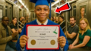 Graduation On the New York Subway!