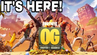 Fortnite OG Chapter 1 SEASON 8 RETURNS Update is HERE! 🥹