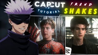 Capcut +3 Viral Shakes Tutorial✨ | Full Tutorial 🔥🔥