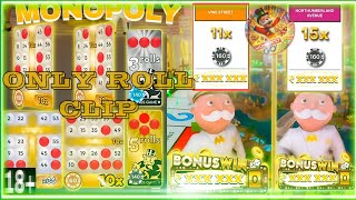 🎰Monopoly Big Baller CRAZY 3 & 5 ROLLS–Watch the Money Explode! 💸 Rolls clip in my gallery//#bigwin 