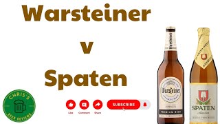 Warsteiner V Spaten battle of two German supermarket beers