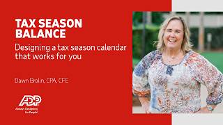 Designing a tax season calendar that works for you