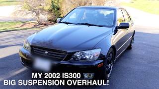 My 2002 Lexus IS300 BIG SUSPENSION REPAIRS! Tein Flex Z, Figs Control Arms, Enkei T6R Wheels!