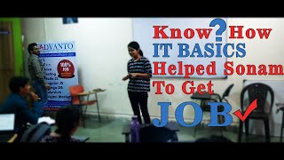 BCA Fresher got job in Infosys. Know how Sonam got job.
