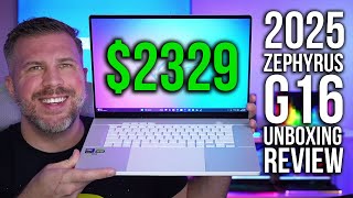 2025 Zephyrus G16 Unboxing Review! RTX 5070 TI 20+ Benchmarks and Tests! Enjoy!