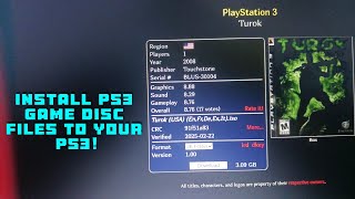 How To Install PS3 Games By Using A FAT32/NTFS USB For Your PS3!