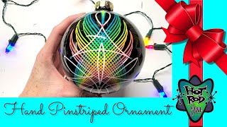 Pinstriping on Ornament