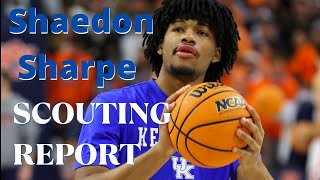 Shaedon Sharpe Biggest BUST Of The Draft? *2022 NBA Draft Scouting Report
