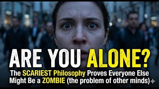 ARE YOU ALONE? The SCARIEST Philosophy Proves Everyone Else Might Be a ZOMBIE (THE PROBLEM OF OTHER)