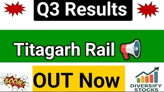 Titagarh Q3 Results 2026 | titagarh rail systems share latest news | Titagarh share latest news 