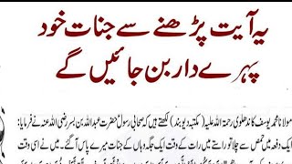 Read this verse and make the jinnat your guardians