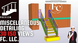 Staircase Job - NYC | Basic 3D Looks | Misc. Project | Fabricators Clinic L.L.C | Office@fabcli.com