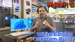 🎮 White Budget Gaming & Editing PC Build – ₹36,990 Only!