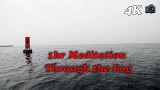 1 hr Meditation With Ocean Sounds - Through the Clouds to Palos Verdes