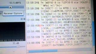 New message - APRS Packet AFSK1200 RECEIVE WITH RTL SDR