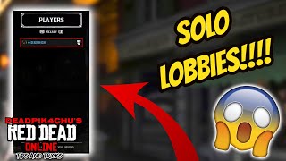 How to Make Private Lobbies and FIX Legendary Animal Spawns!!! | deadPik4chU's Red Dead Online