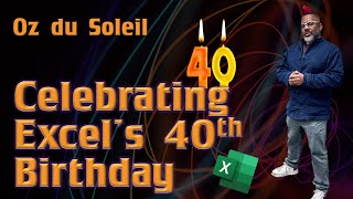 Celebrating Microsoft Excel's 40th Birthday with Power Query and Splitting Columns