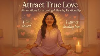 Attract a Loving & Healthy Relationship — Affirmations for True Love! 💗