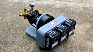 DIY 3000W Brushless High Pressure Washer – XAG Motor + 40V Makita Battery