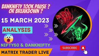 NIFTY50 and BANKNIFTY Analysis for 15 March 2023 | #nifty50 #wednesday #powerofstocks #artoftrading
