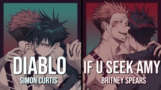 Nightcore - Diablo x If U Seek Amy (Switching Vocals)