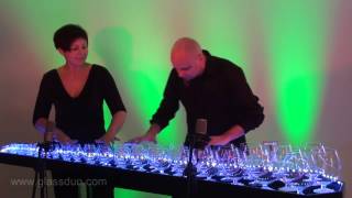 CHOPIN on crystal singing glasses