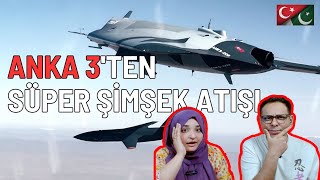 Pakistani React🇹🇷ANKA 3'ün kanadından Süper Şimşek testi!Süper Şimşek hangi görevlerde kullanılacak?