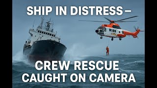 Ship in Distress – Crew Rescue Caught on Camera