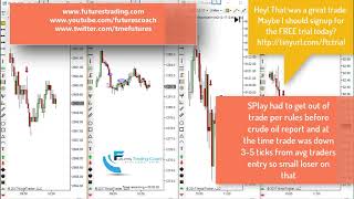 101817 -- Daily Market Review ES CL GC - Live Futures Trading Call Room