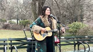 Don’t Let Me Down 💜 Star Spann at Strawberry Fields. Central Park, NYC.