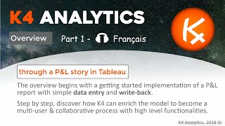 K4 Analytics, l'extension Tableau pour la saisie de données en mode tableur