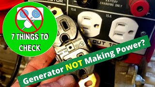 7 Reasons Your Generator Is NOT Producing Power!