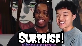 I surprised JasonTheWeen with anime paintings!
