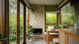 🔴 24/7 Live Rain Sounds: Cottage Garden Tropical