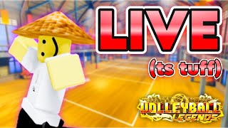 *LIVE* Vyra Playing RANKED Volleyball Legends (FIRST STREAM)