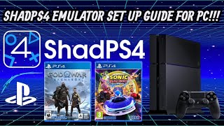 ShadPS4 (Playstation 4) Emulator set up guide for Pc!!!