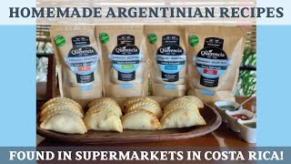 Homemade Argentinian recipes found in supermarkets in Costa Rica