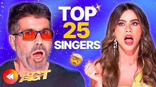 25 BEST SINGERS EVER On America's Got Talent! 🤩🎤