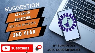 SUGGESTION OF  ADVANCED SURVEYING CEPC ( 402 )2024 /  WBSCTE  /4TH SEM  2024/  2ND YEAR