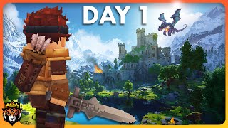 DAY 1 in this NEW Survival Game that Was NEVER Supposed to Release... Hytale