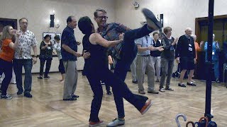 Dancing to WHOLE LOTTA SHAKIN' GOING ON; Dave Bennett and Trio at Arizona Classic Jazz Festival 2017